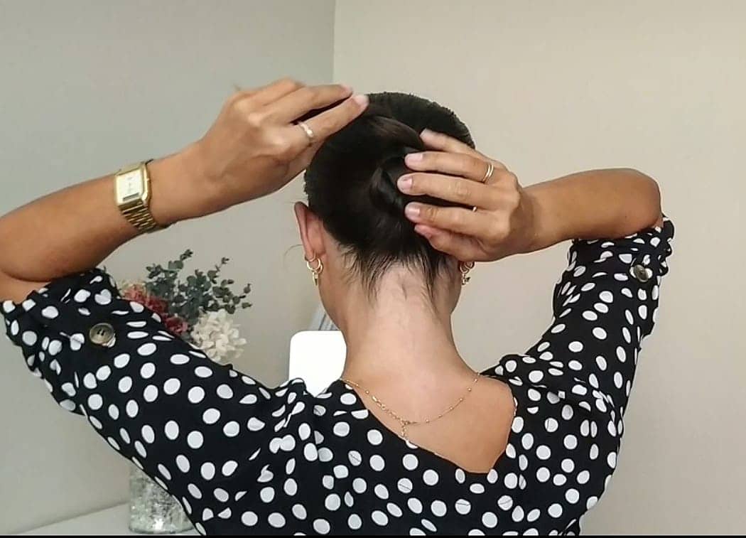 Tutorial recogido con trenza
