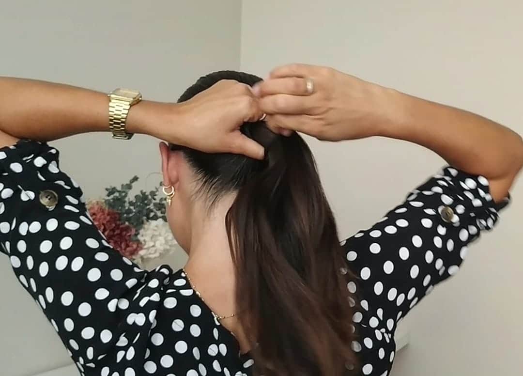 Tutorial recogido con trenza