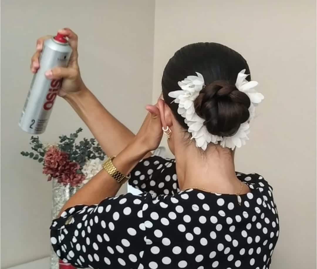 Tutorial recogido con trenza