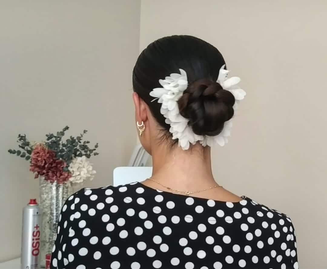 Tutorial recogido con trenza