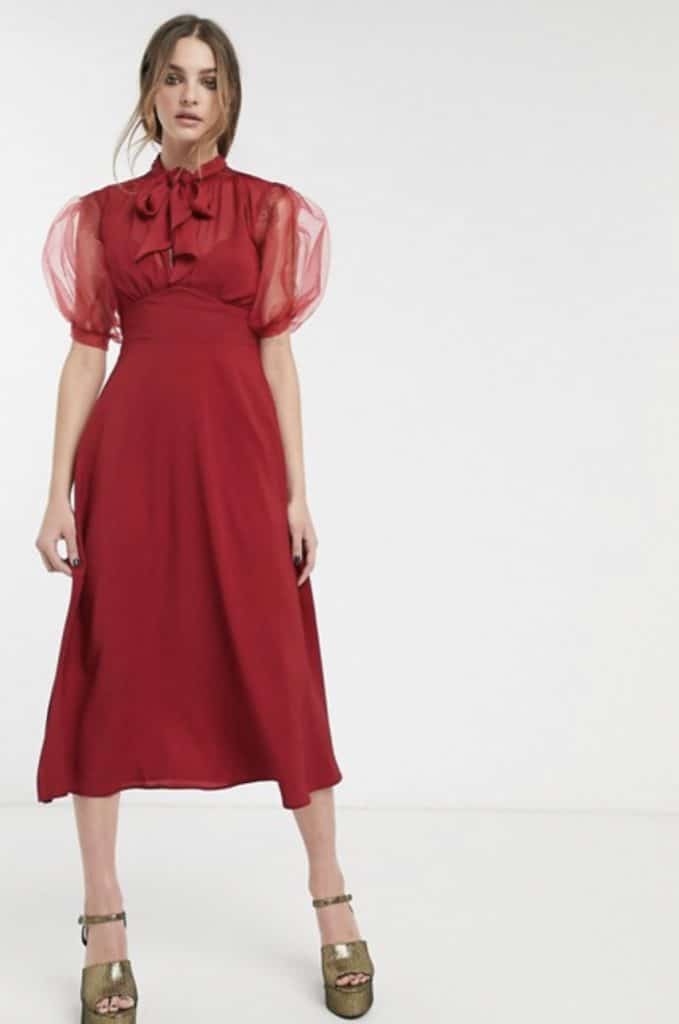 Vestidos rojos para invitadas de boda