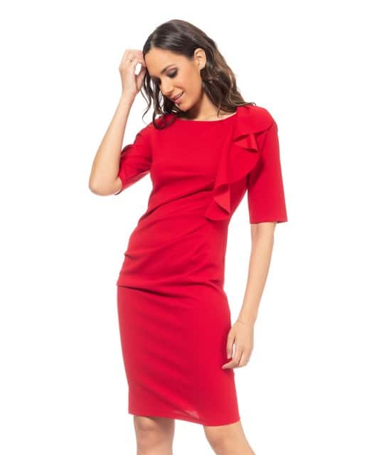 Vestidos rojos para invitadas de boda
