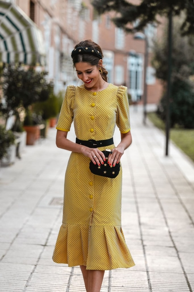 Vestido amarillo para invitadas de boda