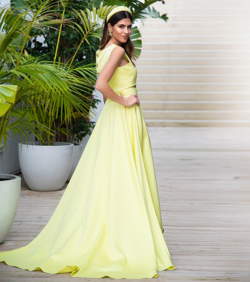 Vestido amarillo para invitadas de boda