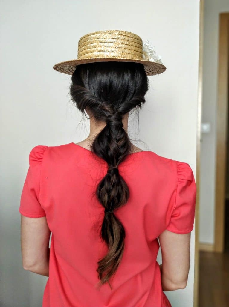 Tutorial de peinado invitada de boda maxi trenza