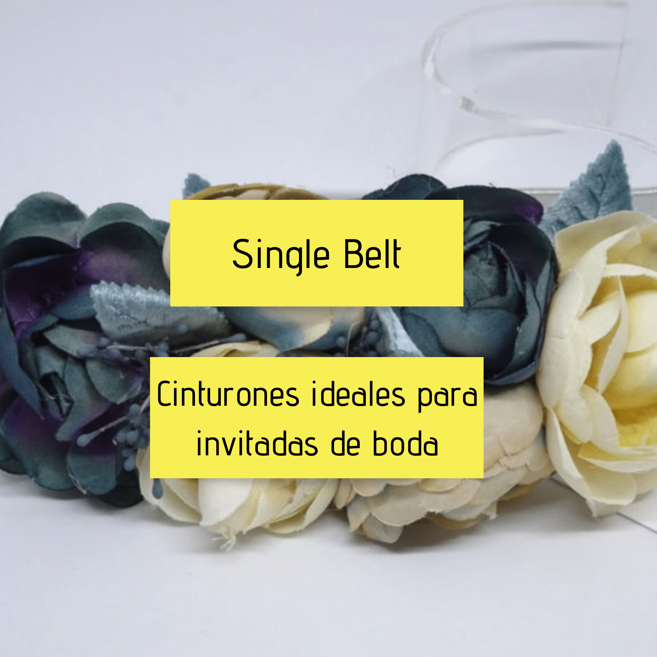 single belt cinturones para invitadas de boda